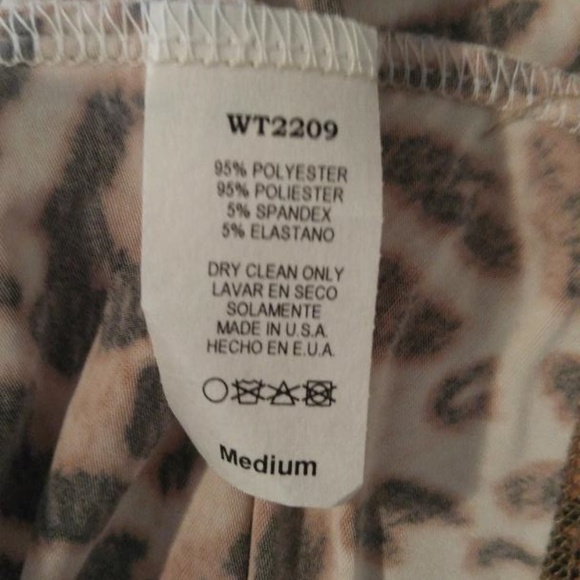 Pink Animal print top - Picture 4 of 7